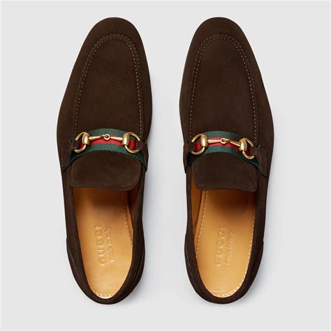 men gucci shoes loafers|Gucci men's suede loafers.